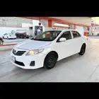 كورولا 2013 نظيفة جدا  .