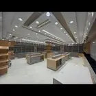 ديكور محل رجالي خشبي