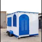 تصميم وتجهيز عربات الفود ترك ومداخل الاستقبال