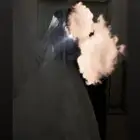 فستان زفاف مع الطرحه فخم