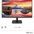شاشة LG 24 بوصه مع ستاند لشاشتين فوق بعض