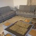 طقم كامل كنب مع الاستاره مع الطاوله ب 4500