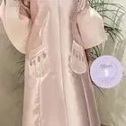 فستان او لبس استقبال ولاده ومناسب للحامل