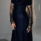 فستان مخمل جديد للبيع