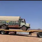لوبد مكره سحب متواجد بحائل لنقل المعدات والغرف والباصات