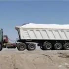 تريلا نقل مخلفات توريد دفان وتلييس وبطحاء
