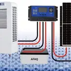مكيف صحراوي مع طاقه شمسيه مع البطاريه مع المحول