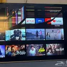 شاشة مكسورة للبيع ب150 هي 55 بوصه