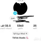 حساب تيك 5k متابعين 32k لايك