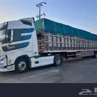 تريله جوانب وسطحه تريله ونقل اي حموله ملهم سواق يمني