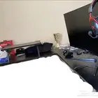 طاوله قيمنق على حرف L نظيفه بس ضربه خفيفه موب باينه ب150