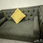 كنب اربع قطع واحده كبيره وواحده وسط واثنين صغر وتكاية مربعه