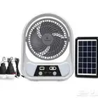 مروحة محمولة بالطاقة الشمسية والكهرباء