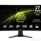 شاشة ألعاب msi منحنية 27 بوصة - 180HZ - دقة 2k