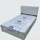 سرير خشب نفر ونص مع المرتبه نوعيه ممتازة وبسعر مناسب جدا