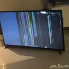 تلفزيون سامسونج شاشه مكسوره
