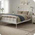سرير ايكيا جديد مدة الاستخدام سنه فقط طاولة مكوى بخار