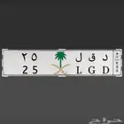 لوحة د ق ل 25