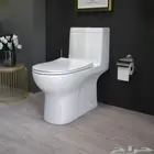 للبيع مغسلة حمام و مرحاض و باب خشب