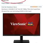 شاشة ViewSonic 75hz