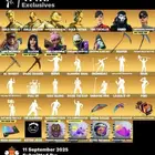 حساب فورت نايت ملغمم سكنات معرقين