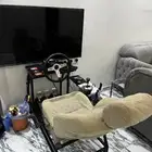 كرسي حديد للألعاب مع كرسي سياره تفصال جاهز