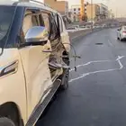 نيسان باترول بلاتينيوم مصدوم