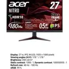 شاشه ips 180hz acer full hd