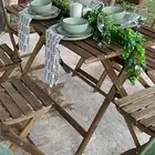 طاولة طعام خارجيه مع 4 كراسي