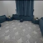 فرشه مع مسامد وطاولات وستاره واستخدام سنه نظيف وجديد