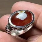 خاتم فضة بفص عقيق صياغة غلام