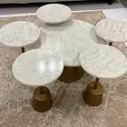 طاوله رئسيه مع 5 طاولات خدمه