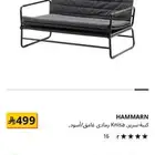 كنبة تفتح سرير من ايكيا شبه جديدة