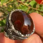 خاتم عقيق يماني كرزي مزعفر