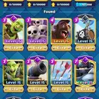 حساب كلاش رويال ماكس تقريبا  كل البطايق و فيه ايفلوشنس