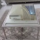 طاوله بنص مع صغار 2 وطاوله اسقبال