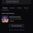 تذاكر بوليفارد وورد يوم الجمعه 28 نوفمبر السعر الوحده ب80