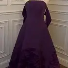 فستان بنفسجي ينفع للملكه  مقاسه 2XL . شريته450 ابيعه 350