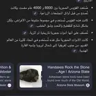 حجر اثري نادر ورد و