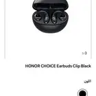 سماعة HONOR CHOICE Earbuds Clip Black