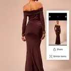 فستان بني شي ان