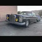 للبيع مرسدس لون اسود داخلي سماوي فتحة بالسقف قير عادي