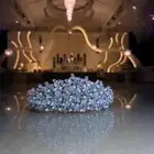 تاج عروس فخم من حجر السوارفيسكي