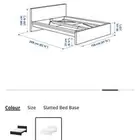سرير ايكيا مستعمل نظيف IKEA MALM bed frame used 140x200