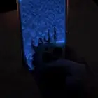 جراب ايفون ساعة رمليه مضيء