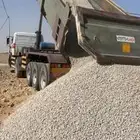 تريله رمل ابيض بحص
