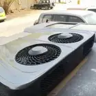 مكيف اسبلت كرفان و شد 12 فولت