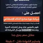 شهادة دورة مبادئ الذكاء الاصطناعي