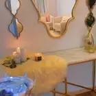 مدخل رخام مع 3 مرايات