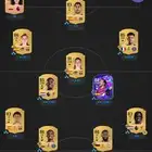 لعبة فيفا للبيع ومعها حساب التيمت تيم والتشكيله جيده وفيها